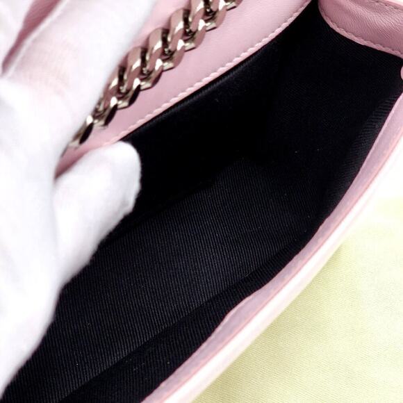 BURBERRY PATENT QUILTED HORSEFERRY PRINT SMALL LOLA BAG PINK - Picture 14 of 16